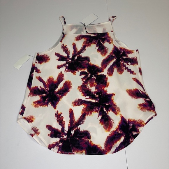 EQUIPMENT Femme NWT Women's XS Isabeau Cami Nature White Multicolor top - Picture 3 of 10